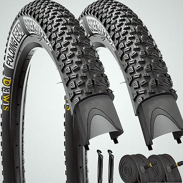 2 Pack 29x2.125 Bike Tires 2 Tires 2 Tubes 2 Levers, 29x2.125