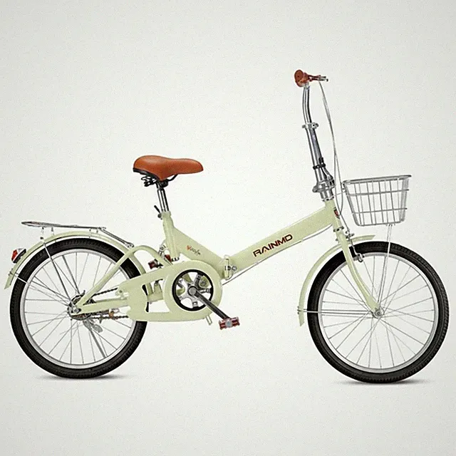 20-Inch Folding Bike Shock Absorbing Lightweight Portable Bike Quick Fold