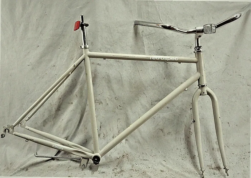 2024 Retrospec Kinney Hybrid Road Bike Frame Set 51cm Small Steel Commuter Cafe~