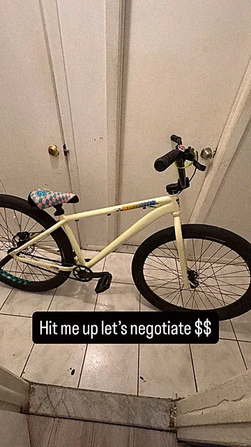 29 Inch Bmx Bike Mafia Bikes Ivory Color Good Condition