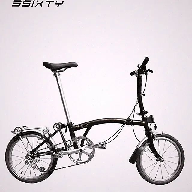 3Sixty G6 16 inch 349 brown three fold ultra light bicycle