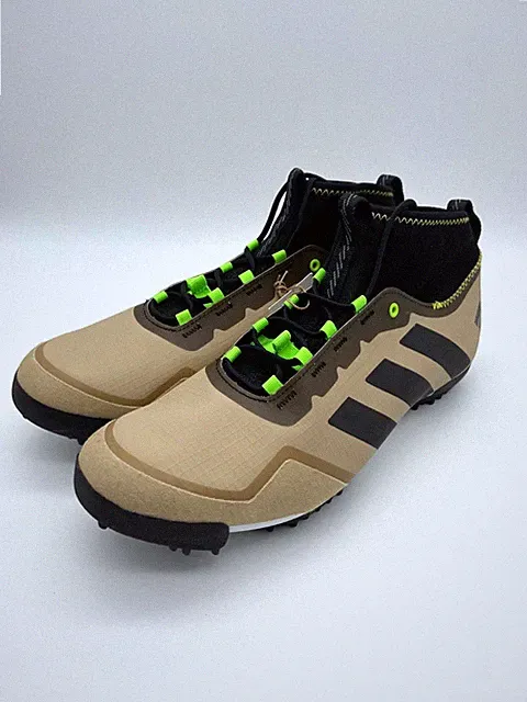 Adidas Mens Cycling Shoes The Gravel Mountain Biking Beige Tone Black Size 9 New