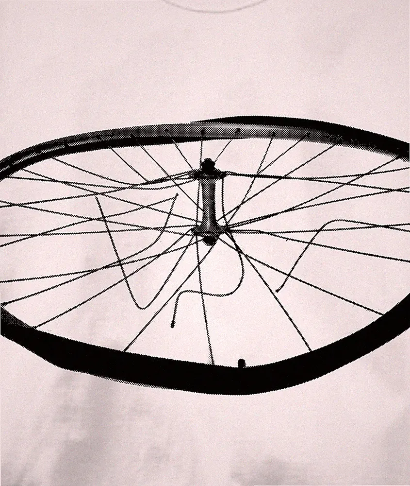Bicycle Busted Wheel Mountain Touring Cycling T Shirt
