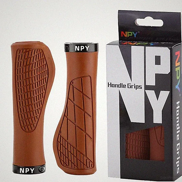 Bicycle Handlebar Grip Lock On Mountain Bike Grip Soft Rubber MTB Cuffs 22.2mm B