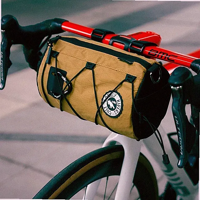 Bike Handlebar Bag 3.8L Gravel Cycling Ulac Touring Adventure Beige Terrain Tan