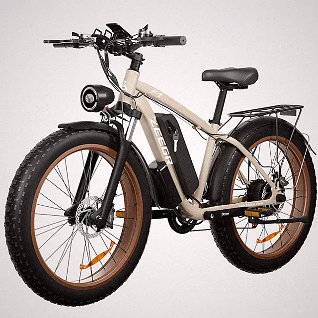 Bluvall 48V 16AH 1000W 26" Fat Tires 7 Speed 35 MPH Electric Dirt Bike for Adult