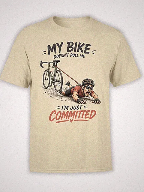 Committed Cyclist Bike T-Shirt | Unisex