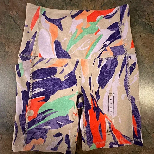 DSG Womens Size XS Momentum Bike Shorts Ultra High Rise 7" Inseam