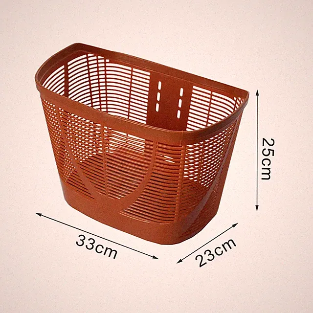 Durable Steel Large Front Bicycle Basket Heavy Duty Cargo Rack for Grocery Shopp