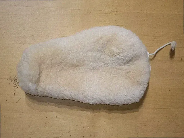 Genuine / Merino Sheepskin Bicycle Seat Cover Vintage Made in USA