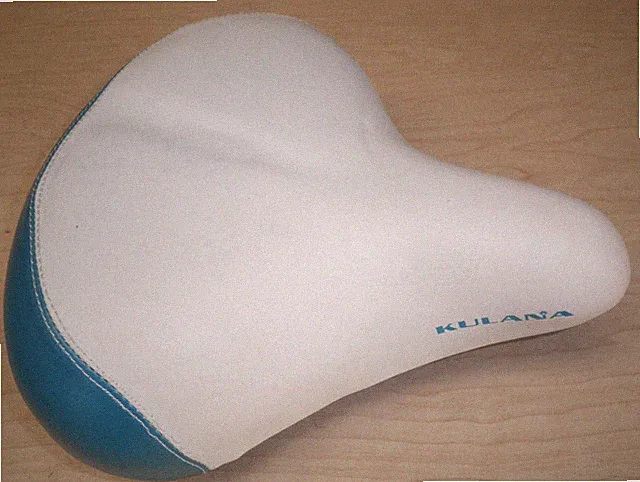 KULANA CREAM/TEAL SPRING COMFORT SEAT/SADDLE BIKE PART 443