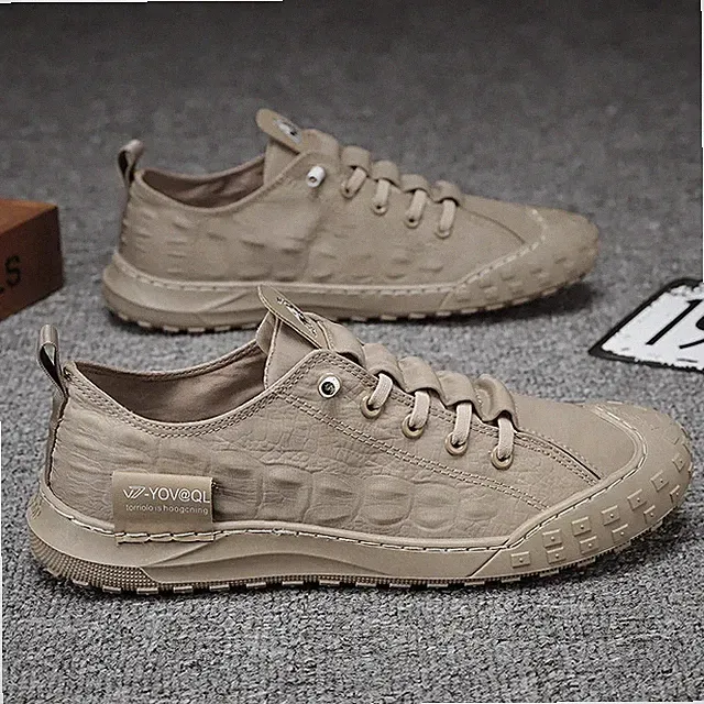 Mens Canvas Slip-On Work Shoes Outdoor Walking Soft Chef Sneakers Beijing Cloth