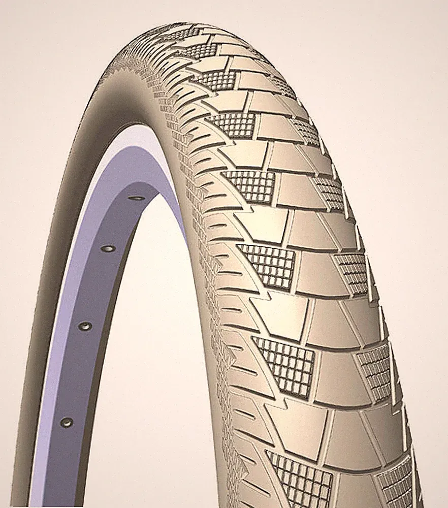 Mitas CITYHOPPER 26 x 2.25 Cream Bicycle Tire MTB 26" Mountain Cruiser Bike
