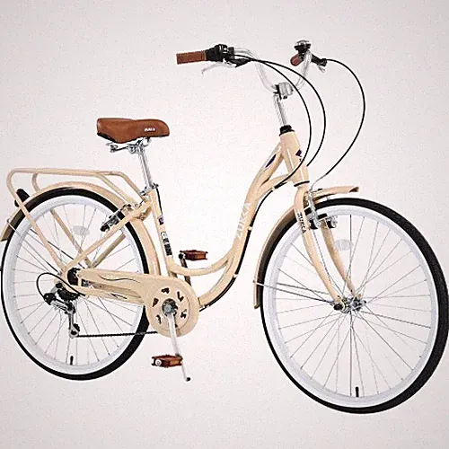 Multiple Colors 26 Inch Ladies Bike 7 Speed Steel Frame Daily Urban Ride