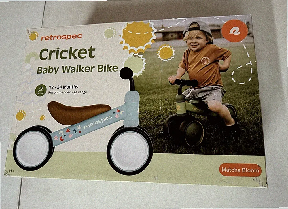 NEW Retrospec Bicycles Cricket Mini 6" Kids' Balance Walker Bike 12-24 Months