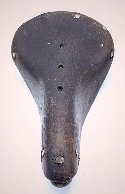 Olympic 14B Leather Cycling Saddle Made In England Vintage Road Bike / Touring