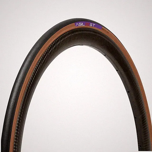 Panaracer Agilest TLR Road Bike Tire 700x25c Brown Tan Touring Tubeless Japanese