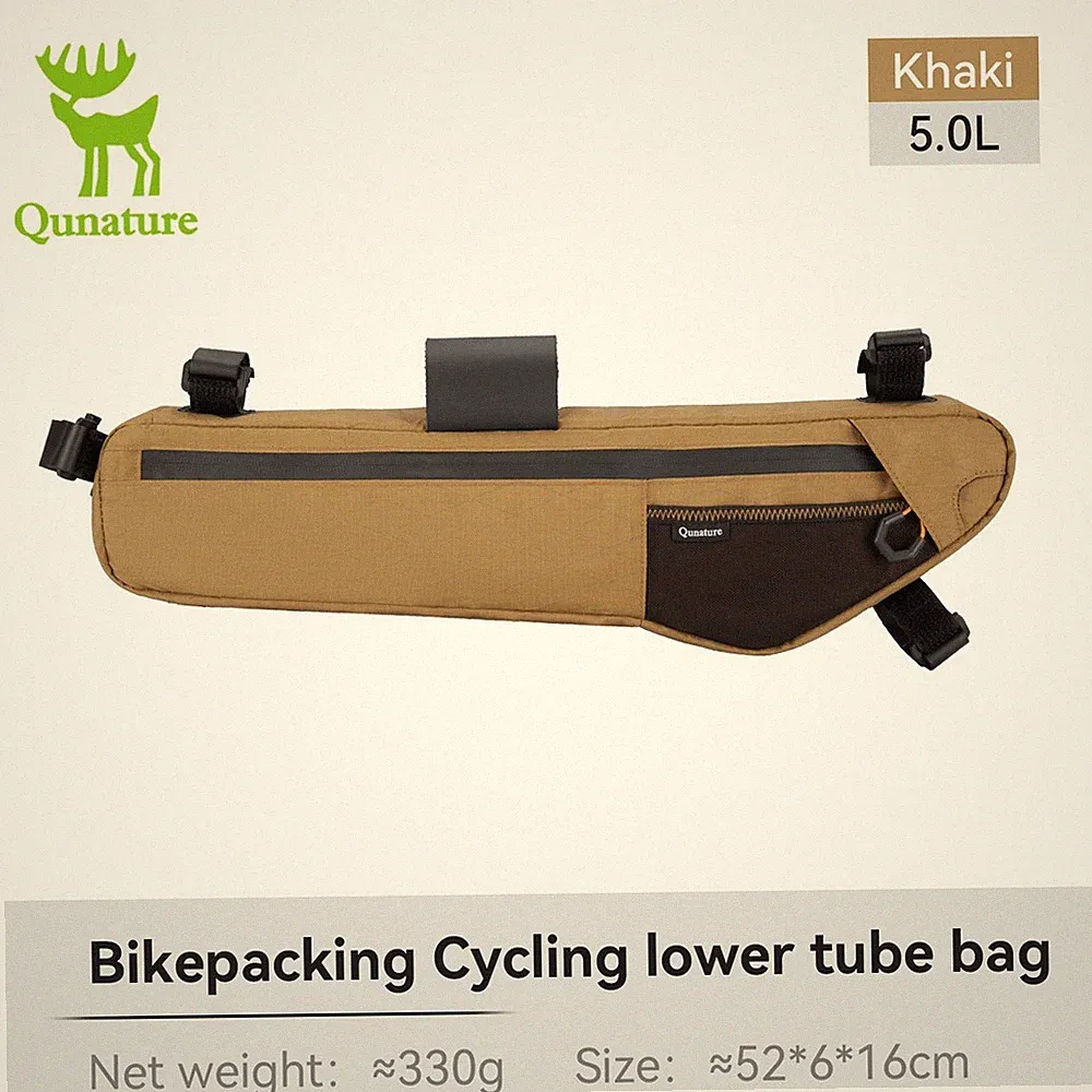 Qunature Bike Frame Bag Waterproof Triangle Bag Bicycle Pouch Under Tube Bag