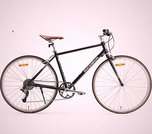 ROCKBROS ATS 700C Classic Road Bike 10-Speed Disc Brakes Aluminum Frame Drop Bar