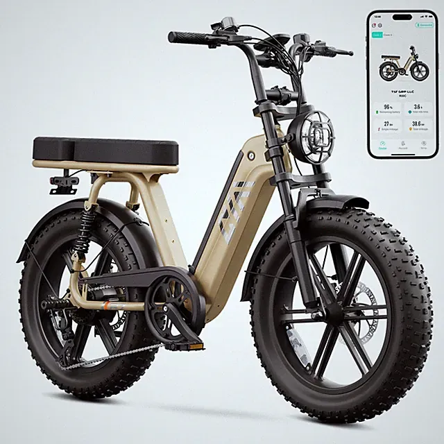 TST 20" Fat Tire Electric Bike Adults 1500W Peak E Bike with Hydraulic Brakes US