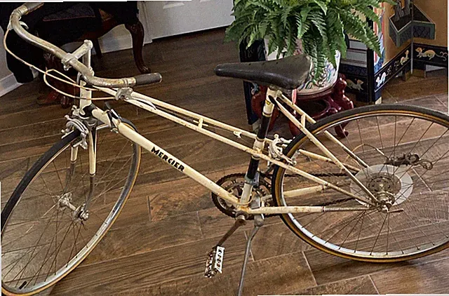 Vintage Mercier Luxtub French Road Bike 27” Steel body Wheels 1960s Needs Work
