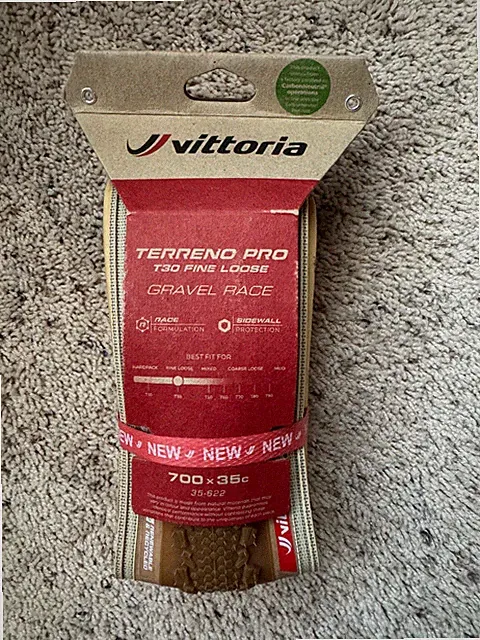 Vittoria Terreno PRO T30 FINE LOOSE Gravel Race Tire - NEW IN-PKG - 700c x 35mm