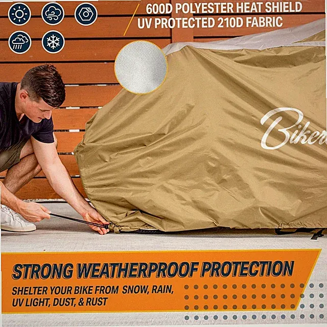 Waterproof Bike Cover for Mountain Bikes - Size L