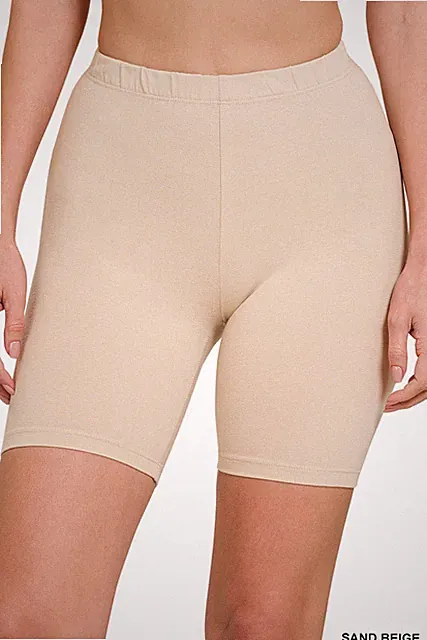 Women's Bike Shorts Soft Stretch Fitness Cotton Spandex Leggings Workout Yoga