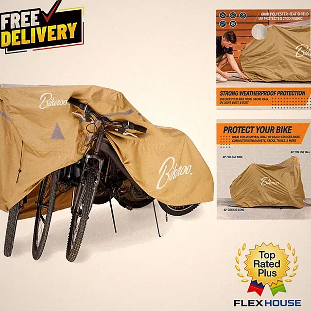 XXL Waterproof Bike Protection Cover with Drawstring - Ultimate Weather Guard